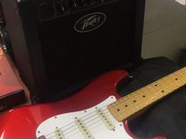 Гитара SX +комбик peavey