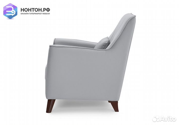 Кресло Оксфорд серо-бежевый