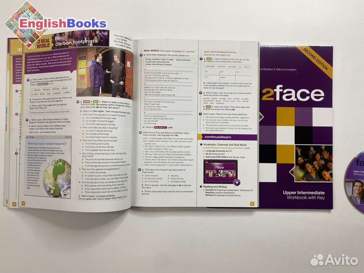 Face2Face upper intermediate комплект (SB,WB,CD)