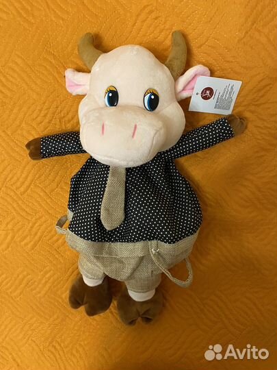 Игрушка Бычок-мешок для новогоднего подарка