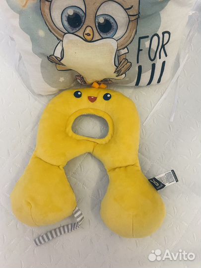 Подушка детская под шею в автокресло 0+