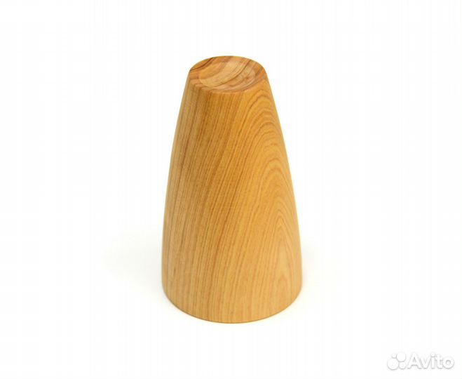 Стакан деревянный высокий светлый D8 H13