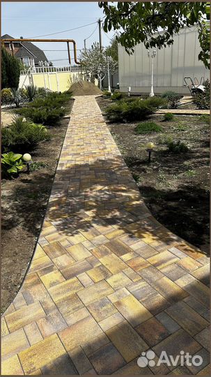 Тротуарная плитка новая минимальный объем 120 м2