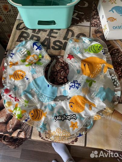 Надувной круг для малыша на шею