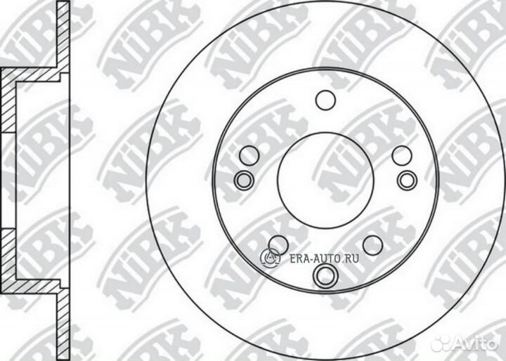 Nibk RN1476 Диски тормозные RN1476