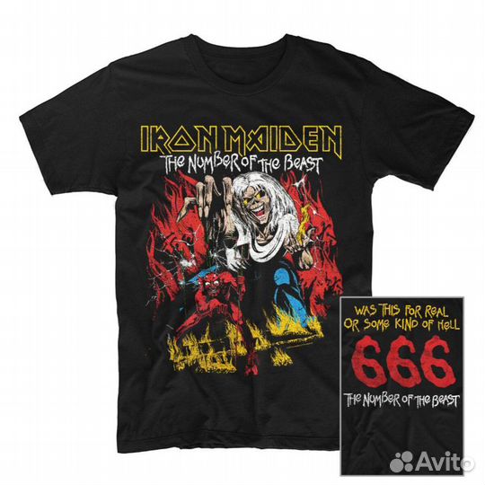 Футболка Iron Maiden The Number Of The Beast 666