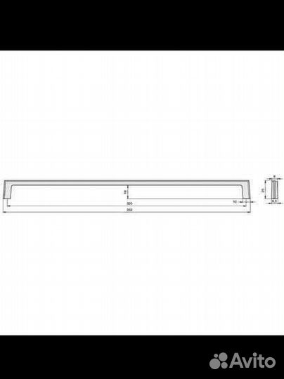 Ручка скоба мебельная