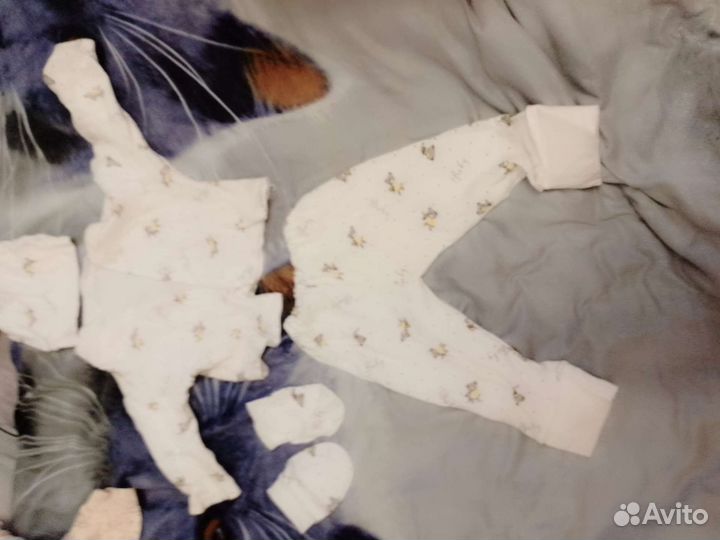 Детские вещи на девочку 0-6 месяцев