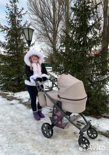 Куртка с мехом песца