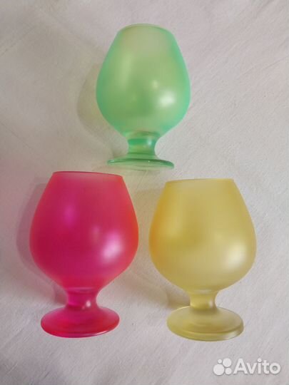 Фужеры цветные