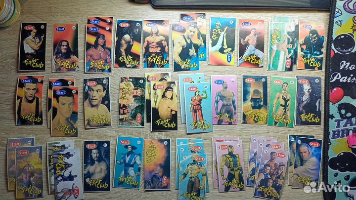 Вкладыши 2000 Start Fight Club / PaxToy