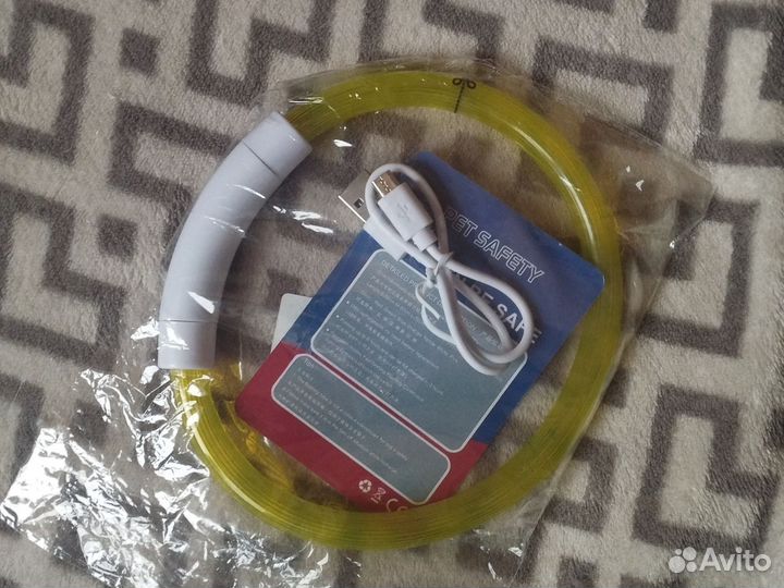 Светящийся ошейник для собак