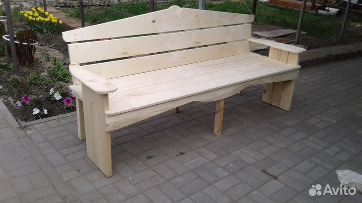 Лавка деревянная