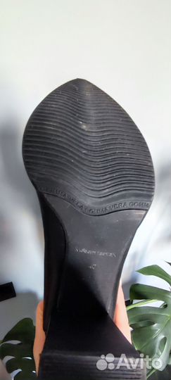 Ботфорты зимние 40 р натуральные кожа замша и мех