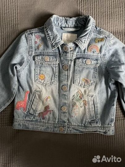 Джинсовая куртка next для девочки 104