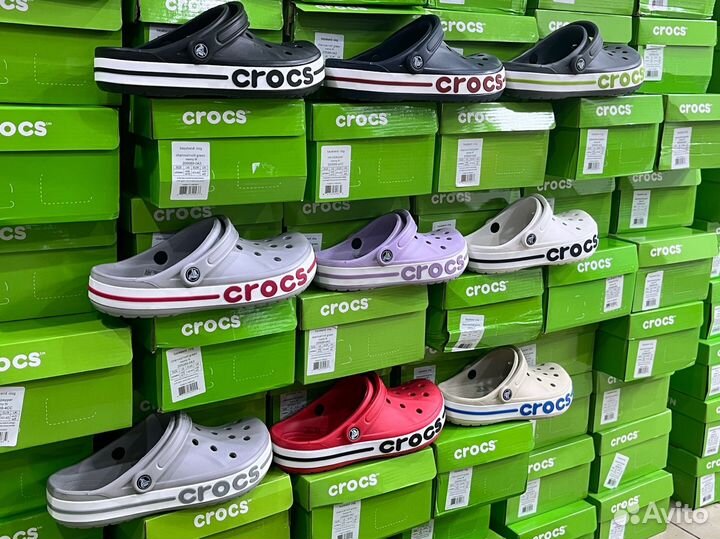 Crocs новые + jibbitz в подарок (джиббитсы)