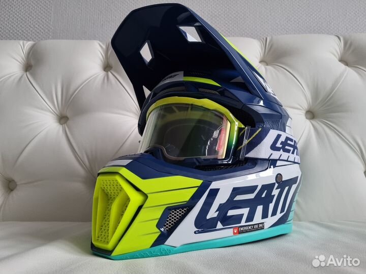 Шлем Leatt Moto 7.5 V23 Helmet Kit Blue Синий