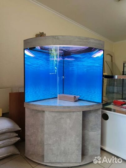 Аквариум 320 свет биофильтр фон подставка
