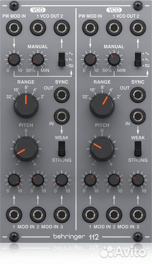 Аналоговый модуль Behringer 112 dual VCO
