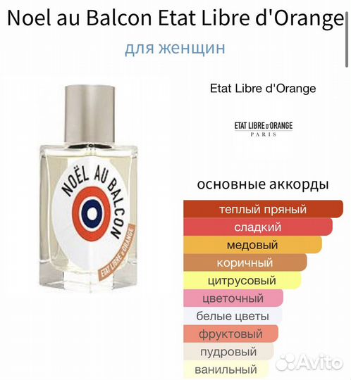 Noel au Balcon Etat Libre dOrange оригинал от 2 мл