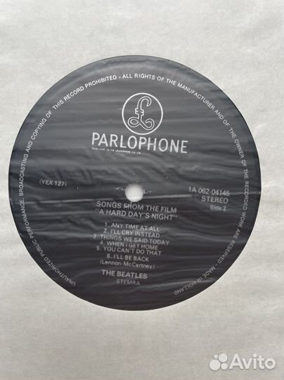 Пластинка The Beatles «A Hard day“s night”