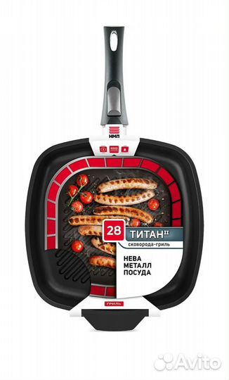 Сковорода-гриль нева