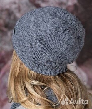 Комплект шапка и снуд женский