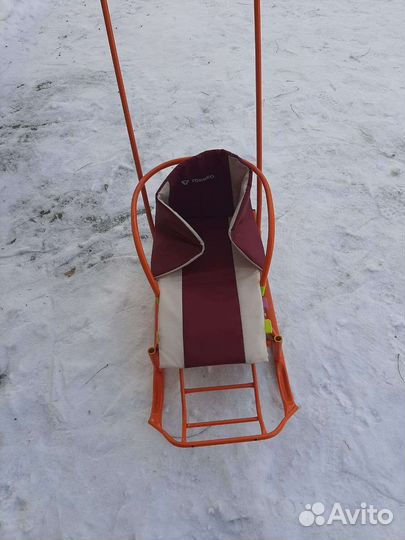 Детские санки с колесами