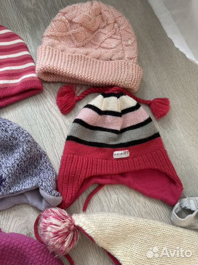 Шапки пакетом для девочки