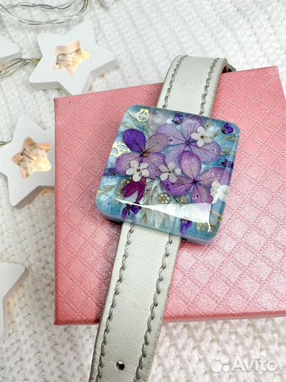 Браслет из эпоксидной смолы