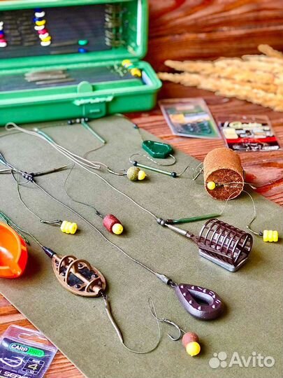 Жмых, бойлы, макушатники, карповые монтажи