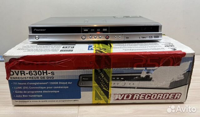 DVD Recorde Pioneer DVR-630H HDD 250 GB