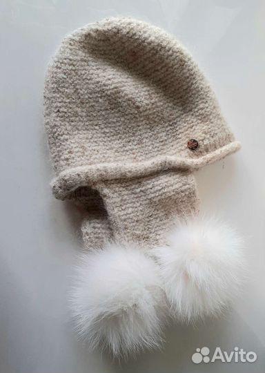 Вязаная шапочка-ушанка Canoe