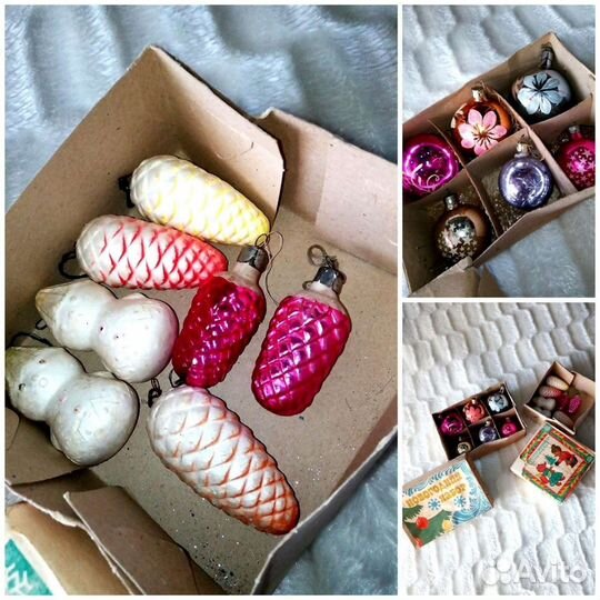 Игрушки/ссср/Ёлочные/В ассортименте/Стекло