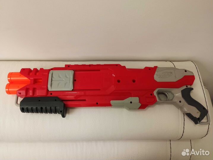 Бластер Нерф Мега двустволка Даблбрич