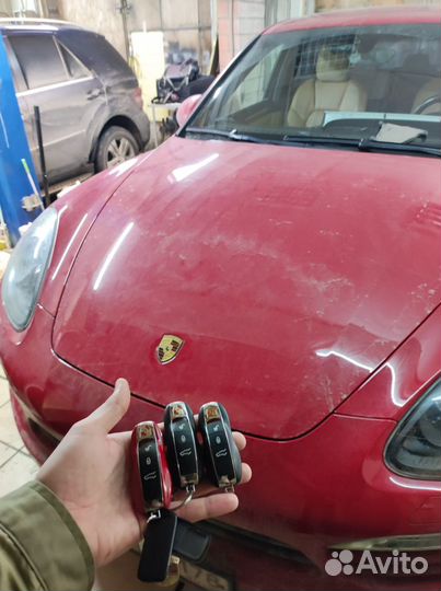 Ключ Porsche с привязкой к автомобилю