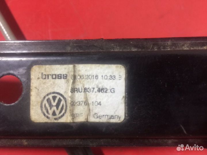 Стеклоподъемник передний правый Volkswagen Polo 5