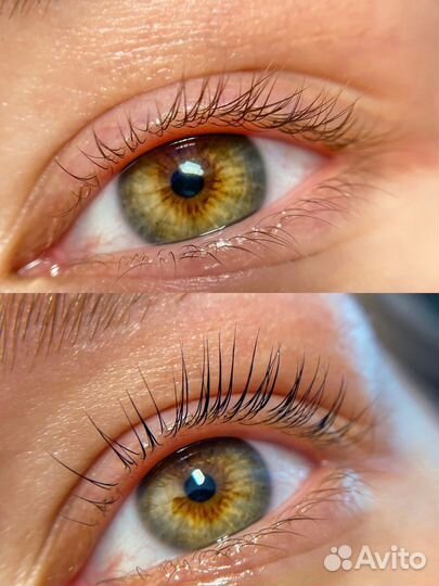 Ламинирование ресниц + окрашивание + ботокс