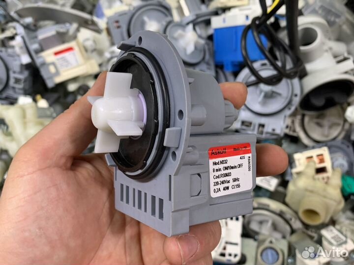 Насос стиральной машины, тэны, манжеты, клапана и