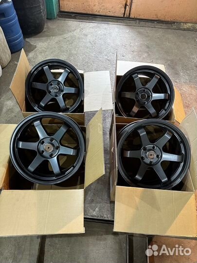 Диски te37 разноширокие