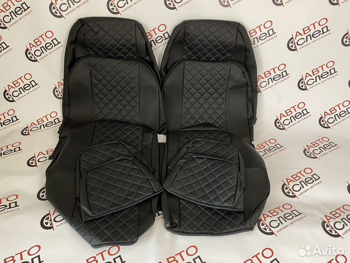 Чехлы из экокожи на сиденья Лада Приора 2170-2172