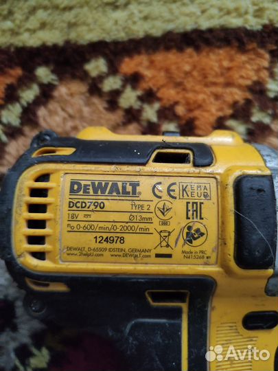 Шуруповерт Dewalt 18v
