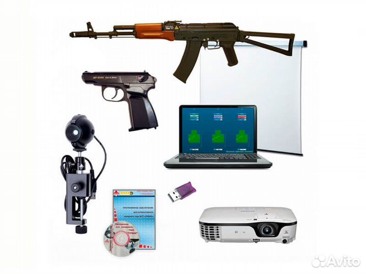 Лазерный стрелковый тир «Кадет» для школы обж, гто