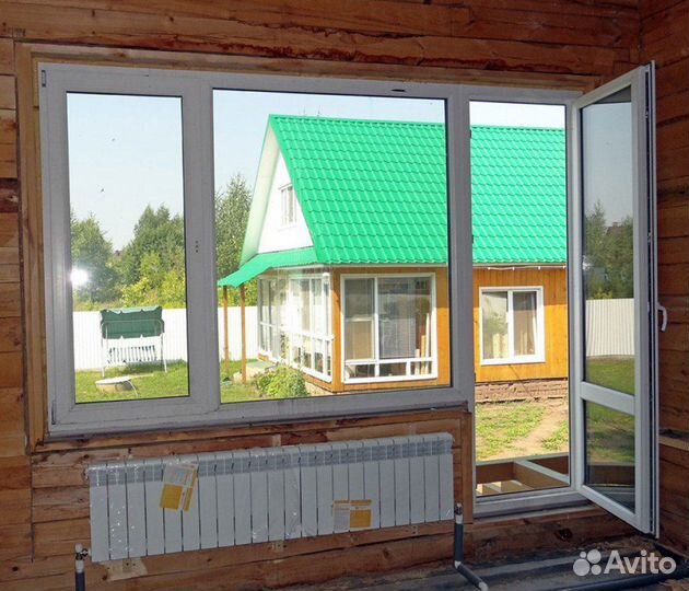 Дверь пластиковая на балкон