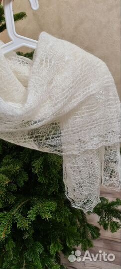 Оренбургский пуховый палантин