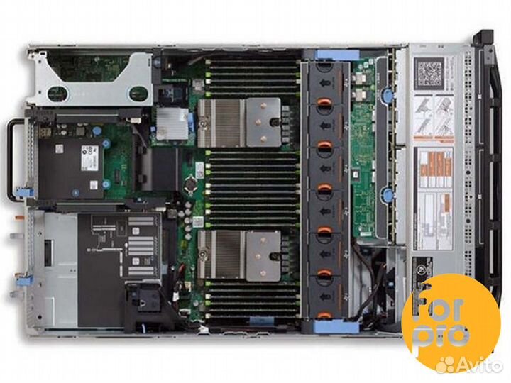 Сервер dell R720 8SFF 2xE5-2680 32GB, H710
