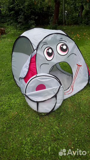 Детский игровой домик с туннелем