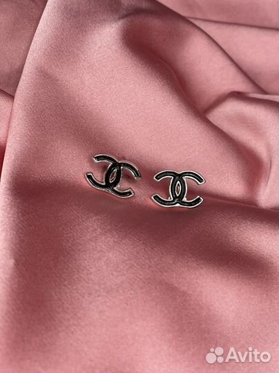 Серьги chanel