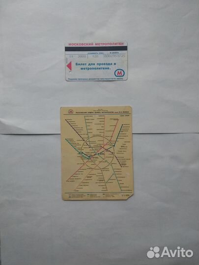 Старые проездной,схема метро,ежедневник со схемой
