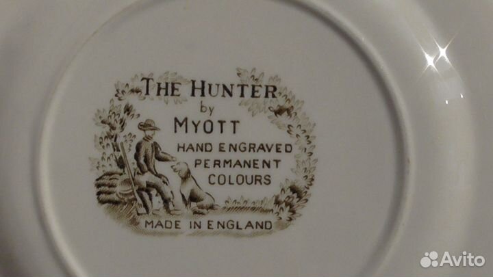 Тарелка The Hunter by Myott Англия 80-е гг